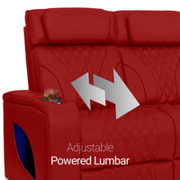 Armada LT HeatZeroᵀᴹ Italian Leather Home Theater Sofa