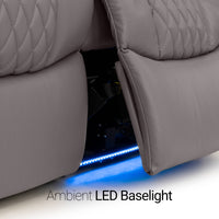 Seatcraft Anthem Sofa & Loveseat Italian Leather, Powered Headrest, Power Recline
