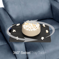 Sienna Italian Leather Spacesaver Home Theater Seating