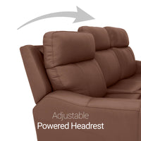 Trivanta HeatZeroᵀᴹ Italian Leather Home Theater Sofa & Loveseat
