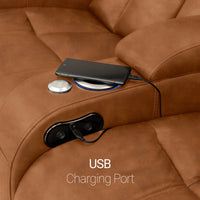 Grenada Italian Leather Home Theater Seating
