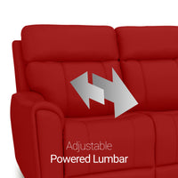 Trivanta HeatZeroᵀᴹ Italian Leather Home Theater Sofa