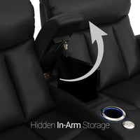 Grenada Italian Leather Home Theater Seating