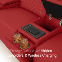 Diamante FX Flip-Up Headrest Home Theater Seating