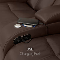 Grenada Italian Leather Home Theater Seating