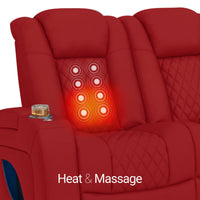Anthem LT HeatZeroᵀᴹ Italian Leather Home Theater Sofa
