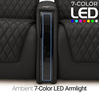 Apex Chaise CoolZeroᵀᴹ Italian Leather Home Theater Seating