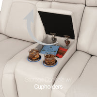 Endeavour HeatZeroᵀᴹ Italian Leather Home Theater Loveseat