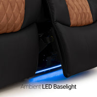 Anthem LT HeatZeroᵀᴹ Italian Leather Home Theater Loveseat