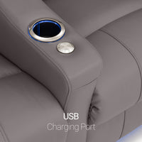 Napa Italian Leather Spacesaver Home Theater Seating