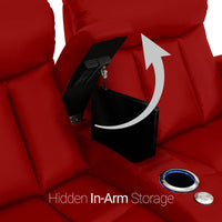 Grenada Italian Leather Home Theater Seating
