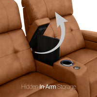 Kodiak CoolZeroᵀᴹ Italian Leather Home Theater Seating