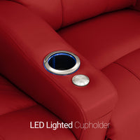 Napa Italian Leather Spacesaver Home Theater Seating