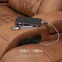 Diamante Italian Leather Zero Gravity Home Theater Seating