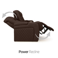 Seatcraft Anthem Sofa & Loveseat Italian Leather, Powered Headrest, Power Recline
