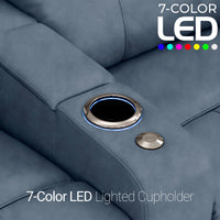 Monterey CoolZeroᵀᴹ Italian Leather Home Theater Seating