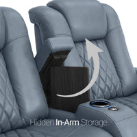 Diamante Italian Leather Zero Gravity Home Theater Seating