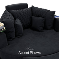 Swivel Cuddle Seat Home Theater Furniture