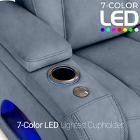 Endeavour HeatZeroᵀᴹ Italian Leather Home Theater Loveseat