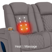 Anthem LT HeatZeroᵀᴹ Italian Leather Home Theater Sofa