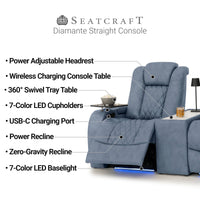 Seatcraft Diamante CoolZeroᵀᴹ Table Console Home Theater Seating