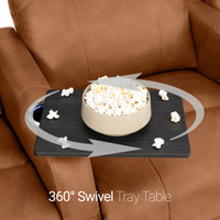 Sienna Italian Leather Spacesaver Home Theater Seating
