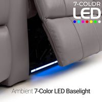 Monterey Chaise CoolZeroᵀᴹ Italian Leather Home Theater Seating