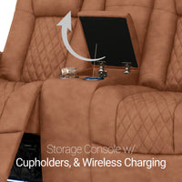 Anthem LT HeatZeroᵀᴹ Italian Leather Home Theater Sofa & Loveseat