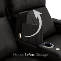 Monterey Chaise CoolZeroᵀᴹ Italian Leather Home Theater Seating