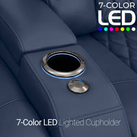 Diamante Italian Leather Zero Gravity Home Theater Seating