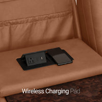 Seatcraft Republic Sofa Italian Leather, Powered Headrest, Power Recline