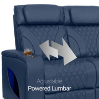 Armada LT HeatZeroᵀᴹ Italian Leather Home Theater Sofa