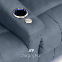 Napa Italian Leather Spacesaver Home Theater Seating