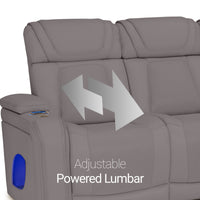 Endeavour HeatZeroᵀᴹ Italian Leather Home Theater Loveseat
