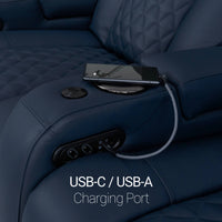 Virtuoso 365 Top Grain Leather Home Theater Seating