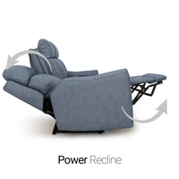 Trivanta HeatZeroᵀᴹ Italian Leather Home Theater Sofa