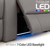 Kodiak Chaise CoolZeroᵀᴹ Italian Leather Home Theater Seating