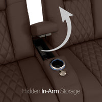 Virtuoso Zero Gravity Home Theater Seating with Heat & Massage