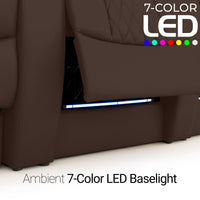 Diamante CoolZeroᵀᴹ Italian Leather BACKROW Theater Seating®
