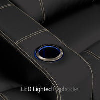 Dynasty Leather Gel Home Theater Seating