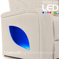 Armada LT HeatZeroᵀᴹ Italian Leather Home Theater Sofa