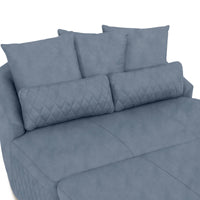 Seatcraft Diamante Cuddle Couch w/ Ottoman Home Theater Furniture