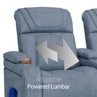 Caliente Zero Gravity Home Theater Seating with Heat & Massage