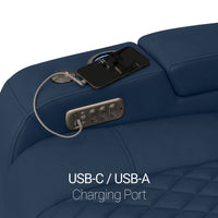 Anthem LT HeatZeroᵀᴹ Italian Leather Home Theater Sofa