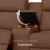 Seatcraft Octavius Big & Tall Home Theater Loveseat