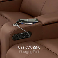 Monterey CoolZeroᵀᴹ Italian Leather Home Theater Seating