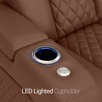 Seatcraft Anthem Sofa & Loveseat Italian Leather, Powered Headrest, Power Recline