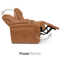 Paladin Italian Leather Heat & Massage Home Theater Seating