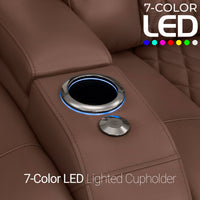 Diamante Italian Leather Zero Gravity Home Theater Seating