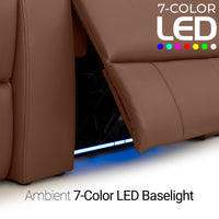 Kodiak CoolZeroᵀᴹ Italian Leather Home Theater Seating